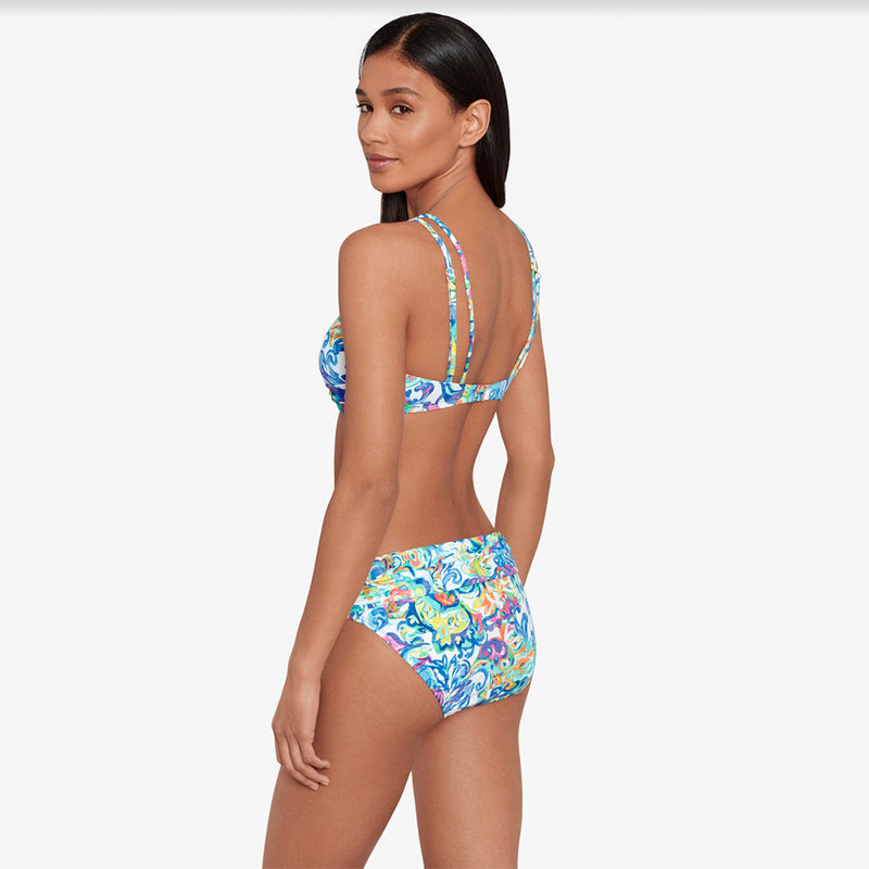 Watercolour Paisley Band Bikini Bottom