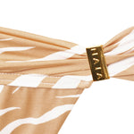 Maia Gold Zebra Bikini Bottom