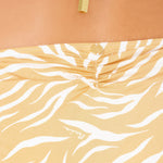 Maia Gold Zebra Bikini Bottom