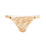 Maia Gold Zebra Bikini Bottom