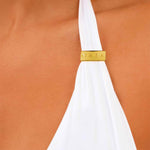 Maia White Bikini Top