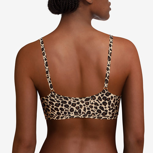 Soft Stretch Leopard Print Padded Bralette