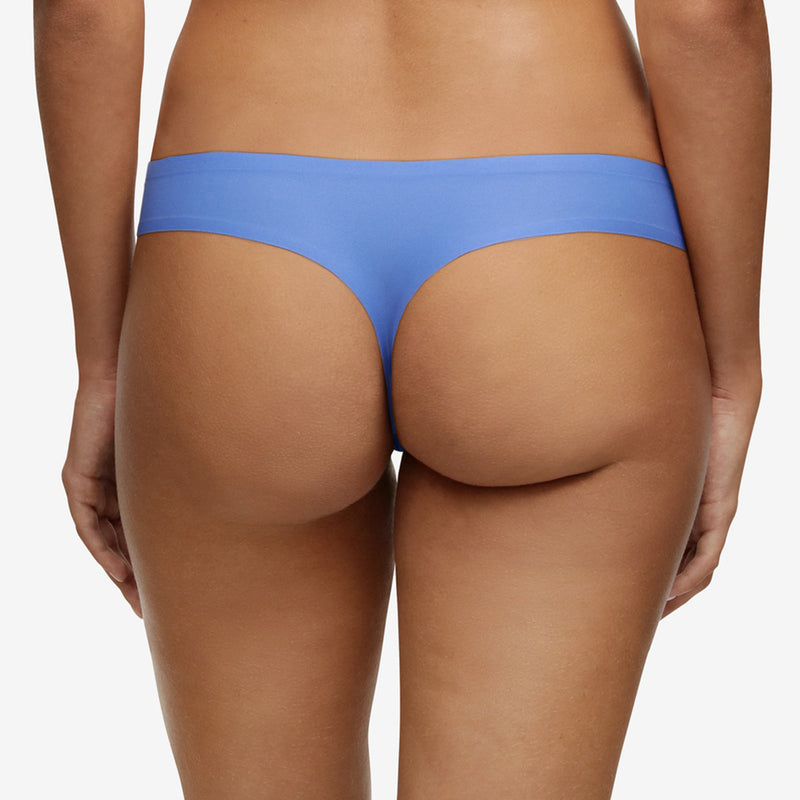 Chantelle Soft Stretch One Size Seamless Thong Grenadine/ Myrtle Blue