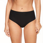 Chantelle Soft Stretch high waisted thong | SHEEN UNCOVERED, Black