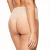 Chantelle Soft Stretch high waisted thong | SHEEN UNCOVERED, Nude