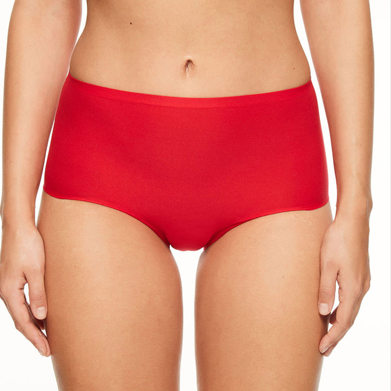 Chantelle Soft Stretch seamless high waisted brief C26470 | SHEEN UNCOVERED, Poppy