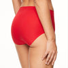 Chantelle Soft Stretch seamless high waisted brief back view C26470 | SHEEN UNCOVERED, Poppy
