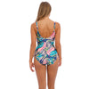 Langkawi French Navy Uw Twist Front Swimsuit With Adjustable Leg