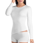 Cotton Seamless Long-Sleeved Top