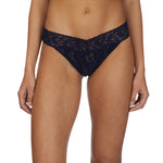 Hanky Panky Original thong front view, Navy