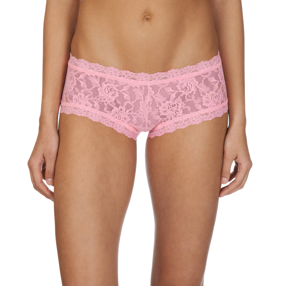 RHONDA SHEAR Shear Bon Bon Lace Fancy Panty in Blue RHONDA SHEAR Shear Bon Bon Lace Fancy Panty in Blue