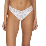 Hanky Panky Original thong front view, White