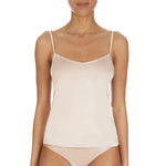 Satin deluxe Cami top 071063 front, Nude