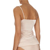 Satin deluxe Cami top 071063 back, Nude