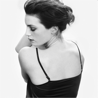 Satin Deluxe Under Slip back view, Black