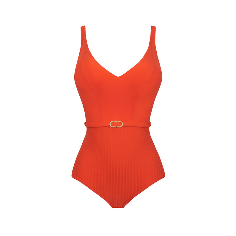 Iconic V Neck Non Wired Swimsuit