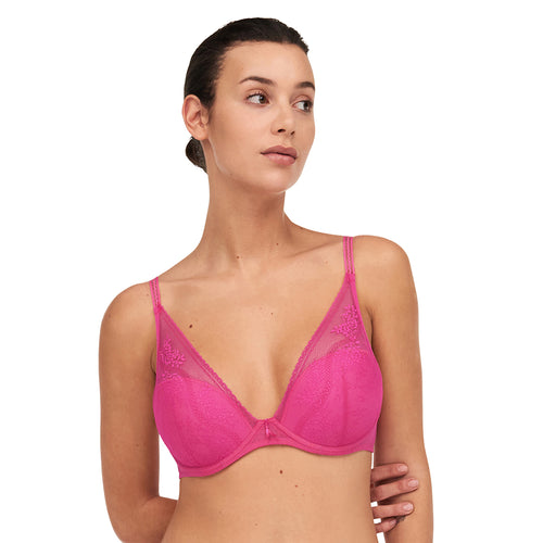 Passionata Fuchsia Purple Plunge Bra