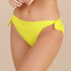 diva mo tie side bikini bottom yellow
