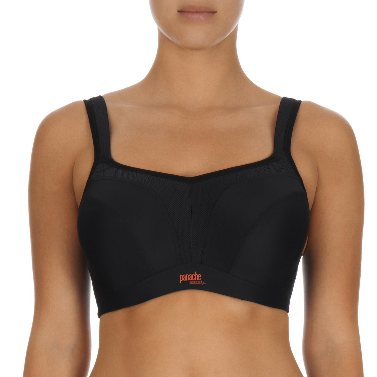 Panache Underwired Sports Bra, Black