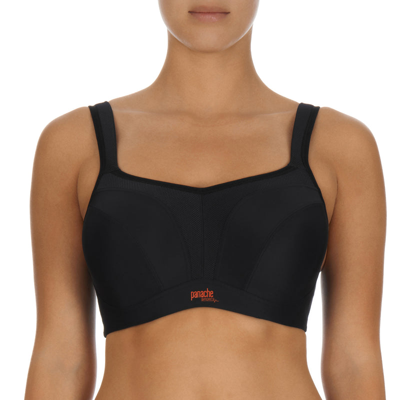 Panache Underwired Sports Bra, Black