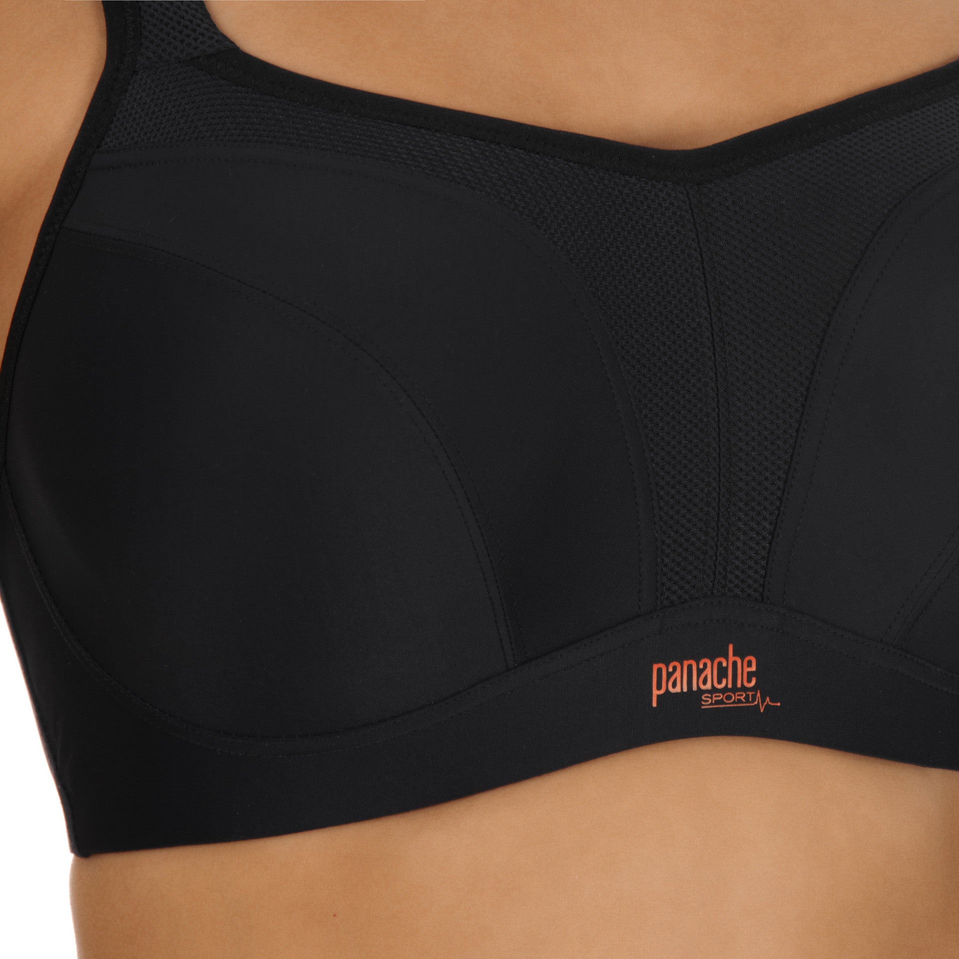 Panache Underwired Sports Bra, Black