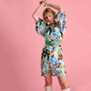 Botanical Blue Dress