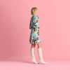 Botanical Blue Dress