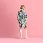 Botanical Blue Dress