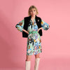 Botanical Blue Dress