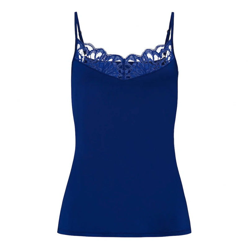 Mae Space Blue Spaghetti Top