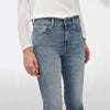 The Straight Crop Secret Light Blue Jeans