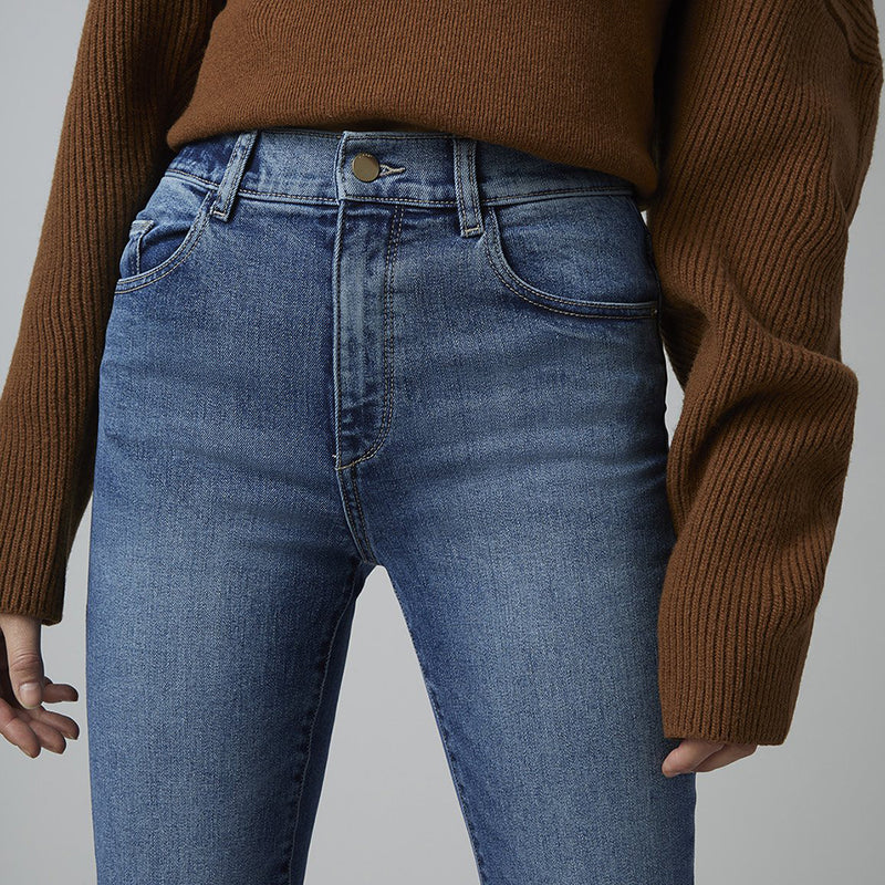 Patti High Rise Straight Vintage Jeans