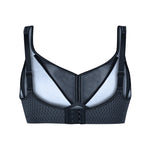 Air control sports bra back view cut out, Air Control Grey