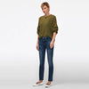 Roxanne Luxe Vintage Mood Indigo Mid Waist Slim Jeans