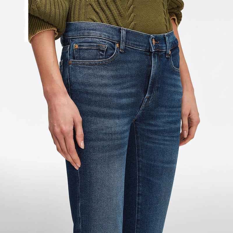 Roxanne Luxe Vintage Mood Indigo Mid Waist Slim Jeans
