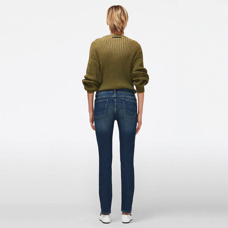 Roxanne Luxe Vintage Mood Indigo Mid Waist Slim Jeans