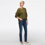 Roxanne Luxe Vintage Mood Indigo Mid Waist Slim Jeans