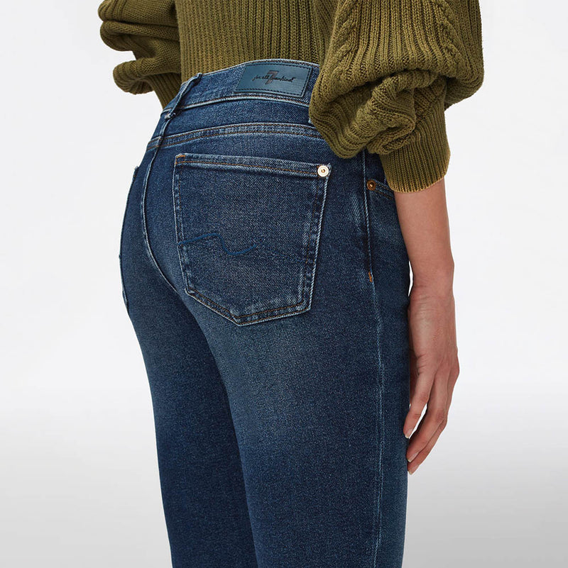 Roxanne Luxe Vintage Mood Indigo Mid Waist Slim Jeans