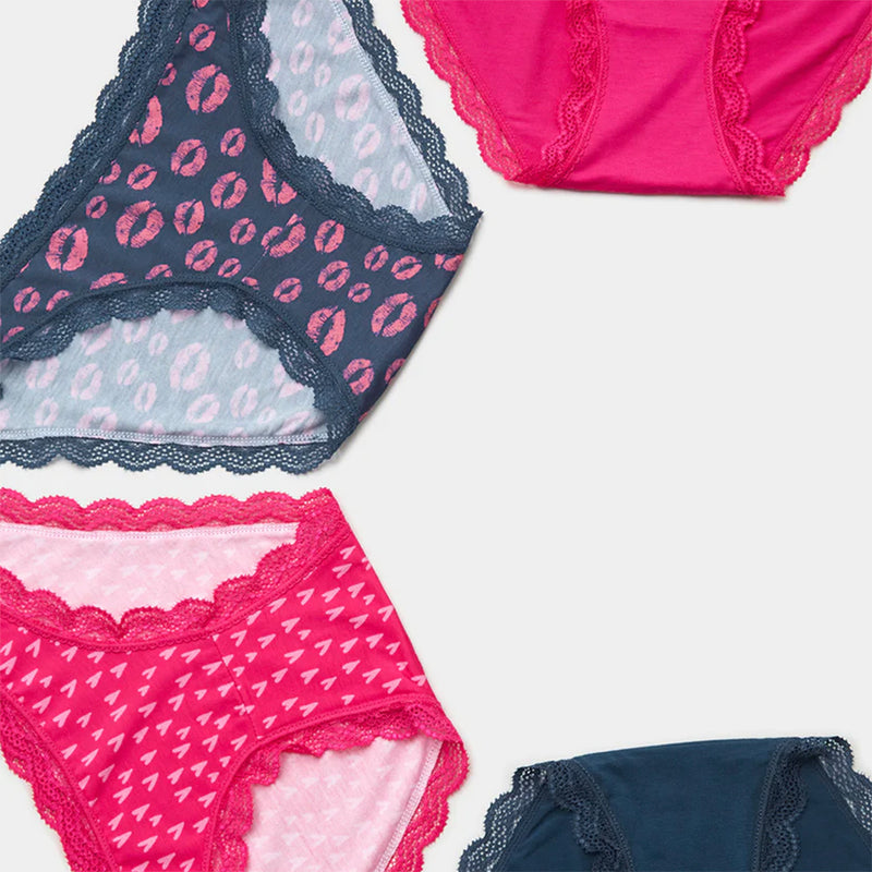 Love Four Pack Knicker Box