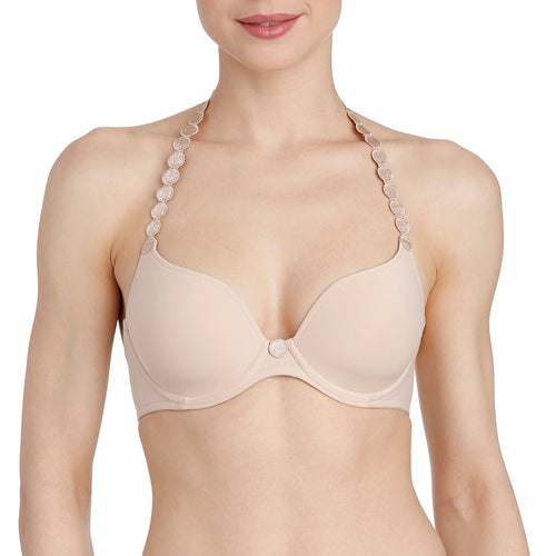 Tom original heart shaped t-shirt bra, Nude