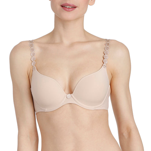 Tom original heart shaped t-shirt bra, Nude