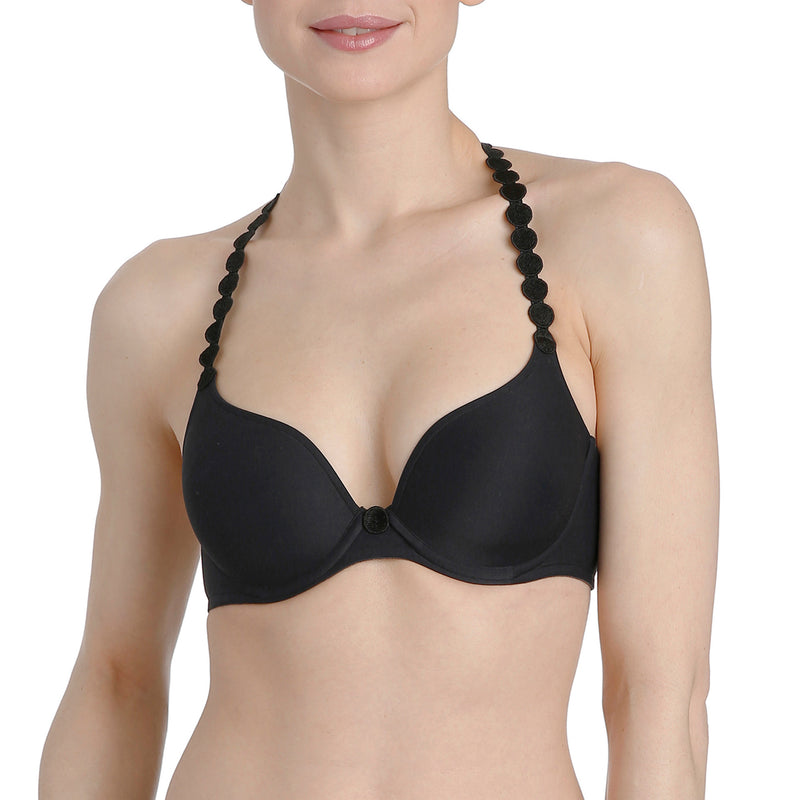 Tom original heart shaped t-shirt bra, Charcoal