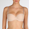 Tom balconette t-shirt bra Cup A - F front view, Nude