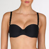 Tom balconette t-shirt bra Cup A - F front view, Charcoal