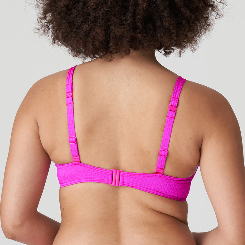 Narta Cactus Flower Half Padded Plunge Bikini Top