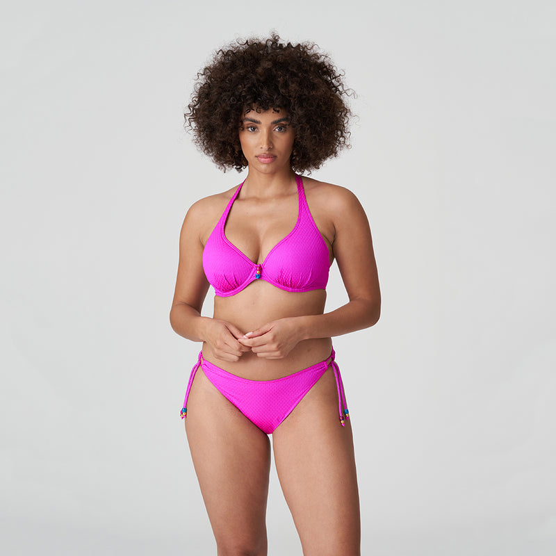 Narta Cactus Flower Half Padded Plunge Bikini Top