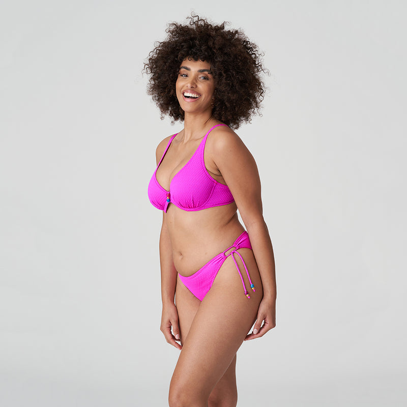 Narta Cactus Flower Half Padded Plunge Bikini Top
