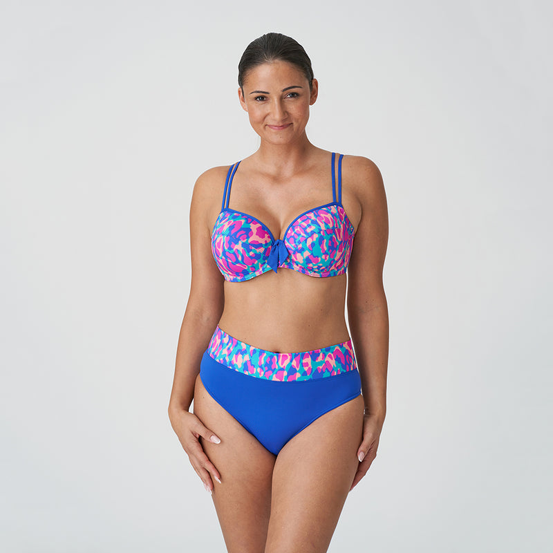 Karpen Electric Blue Fold Bikini Bottom