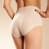 Chantelle Soft Stretch seamless high waisted brief back view C26470 | SHEEN UNCOVERED, Nude