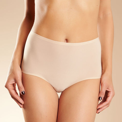 Chantelle Soft Stretch seamless high waisted brief C26470 | SHEEN UNCOVERED, Nude